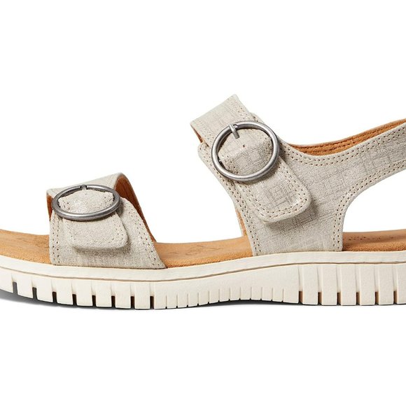 Comfortiva $100 Copley Moonstone Grey Sandals Sz 11 NIB! - Picture 3 of 3